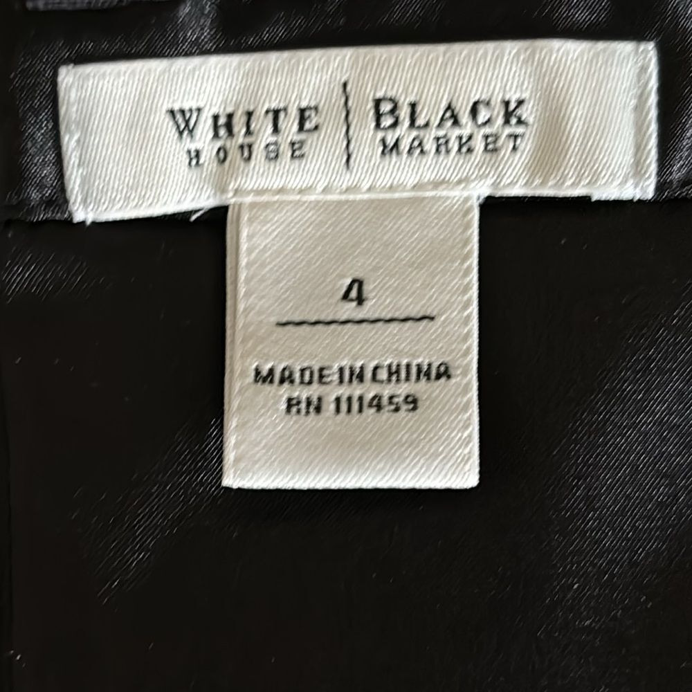 White House Black Market 100% Silk Halter Top Paisley Size 4 - Picture 5 of 7